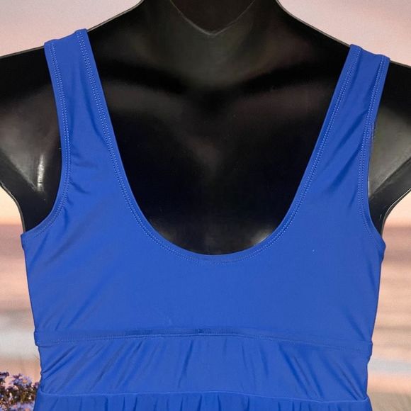 Torrid Blue Active Wireless Scoop Back One Piece Swimsuit Size 2 2XL NWT - Picture 10 of 12